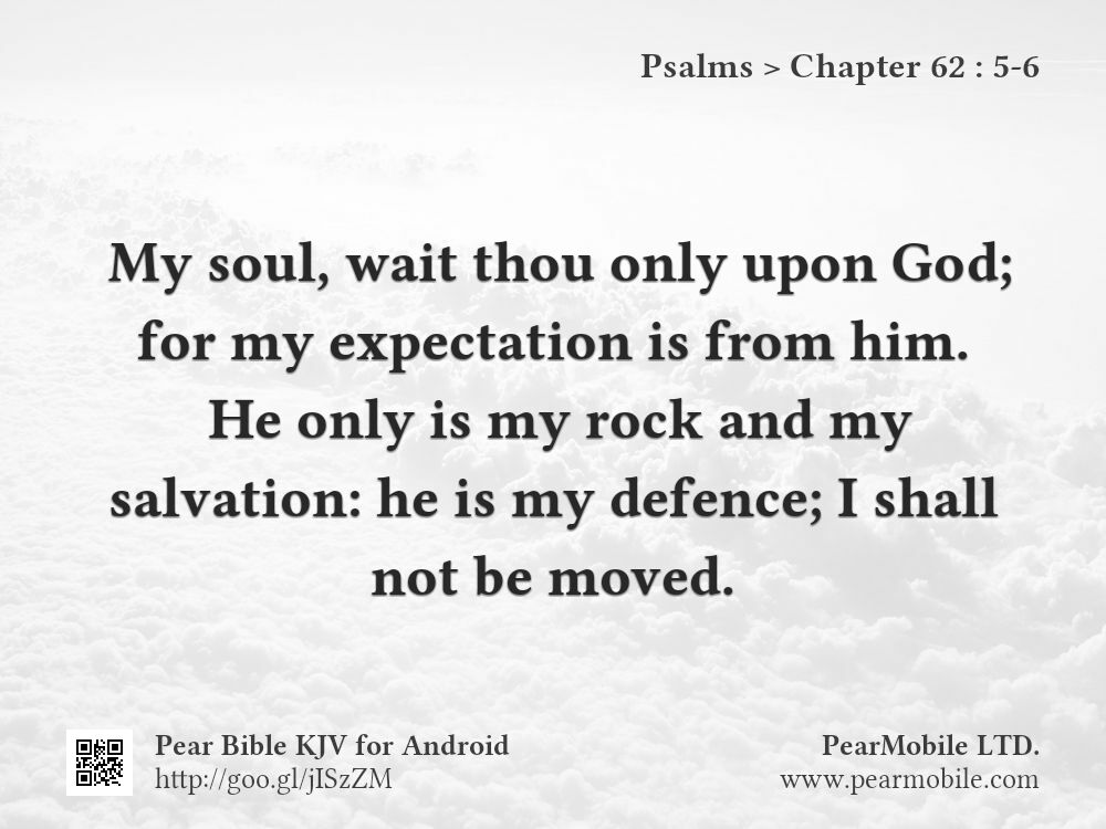 Psalms, Chapter 62:5-6